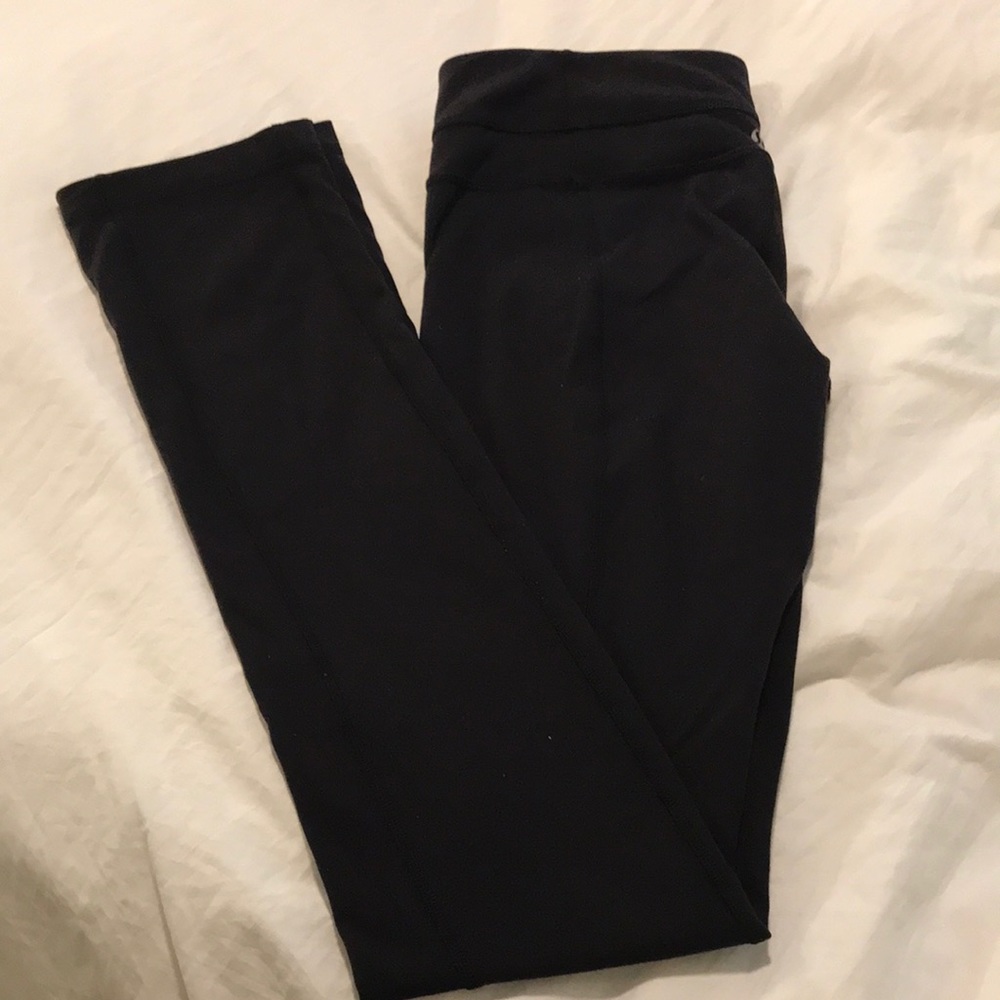Lululemon Black Straight Leg Yoga Pants